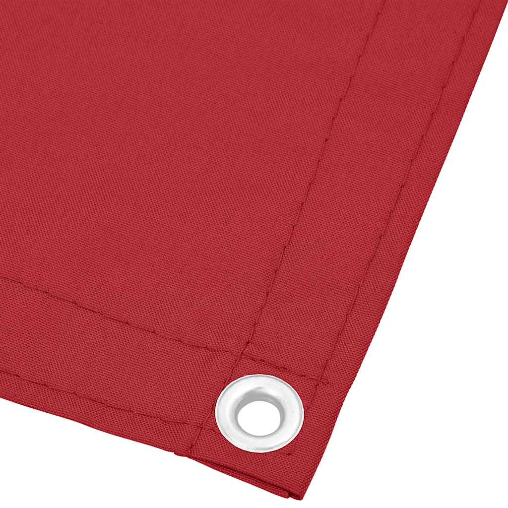 altanafskærmning 75x1000 cm 100 % polyester rød