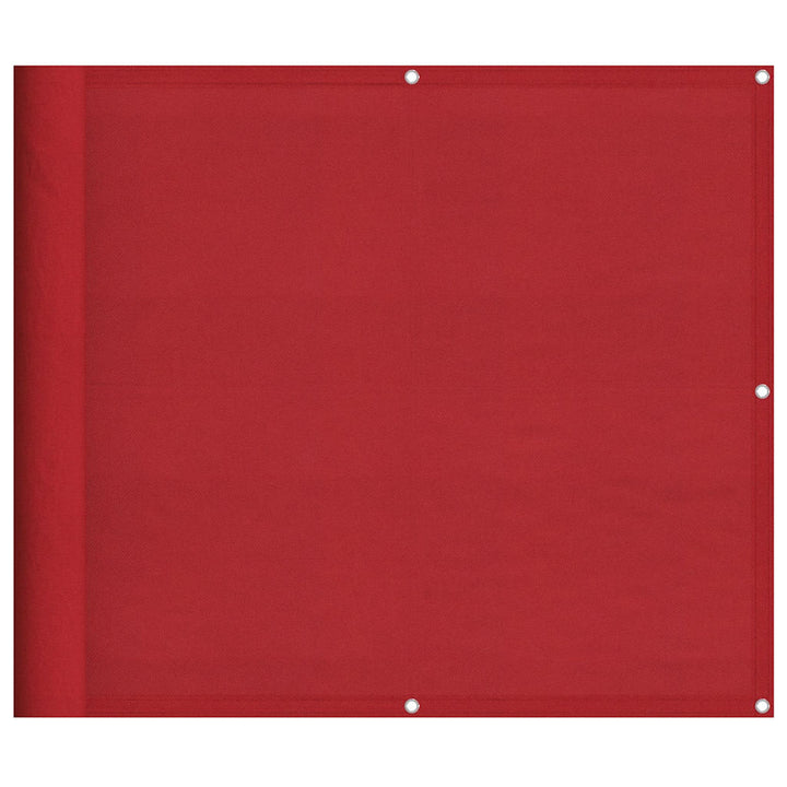 altanafskærmning 90x700 cm 100 % polyester rød