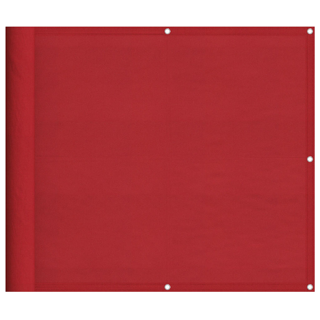 altanafskærmning 90x800 cm 100 % polyester rød