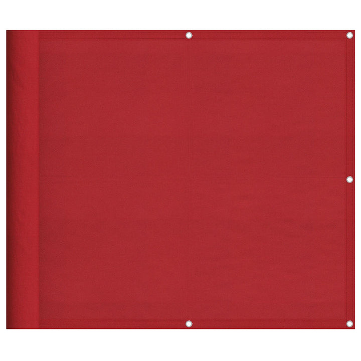 altanafskærmning 90x800 cm 100 % polyester rød