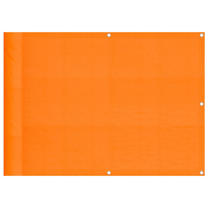 altanafskærmning 75x1000 cm 100 % polyester orange