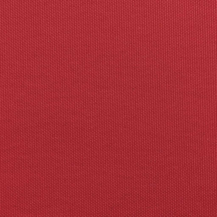 solsejl 7x5x5 m 100 % polyesterstof rød
