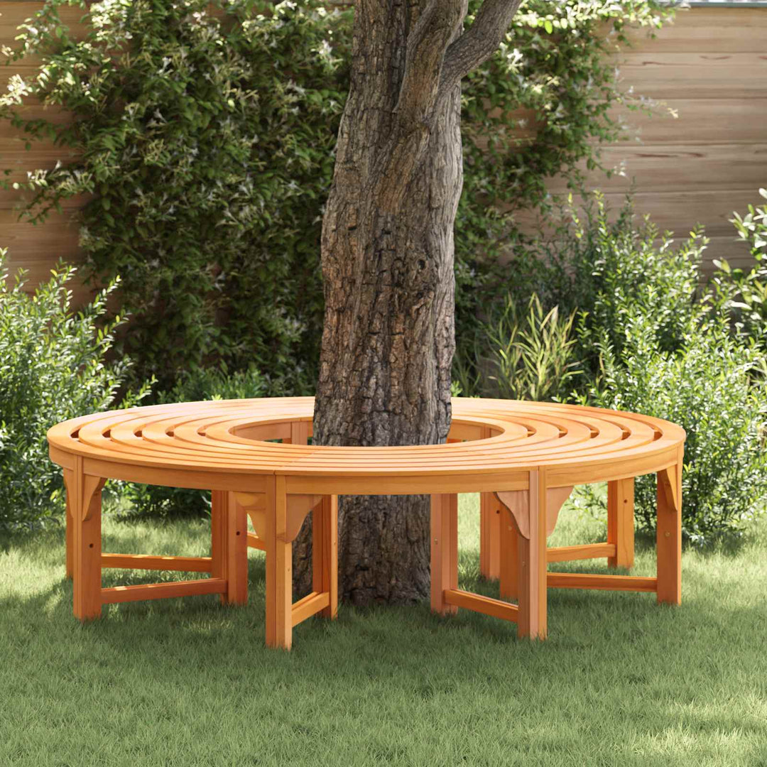 Træ Bænk 2 pcs Naturfarvet 160 x 80 x 45cm