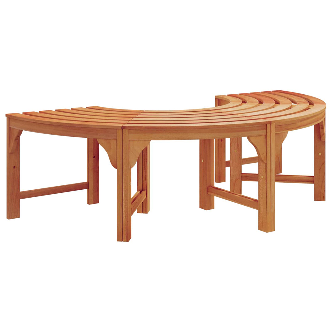 Træ Bænk 2 pcs Naturfarvet 160 x 80 x 45cm