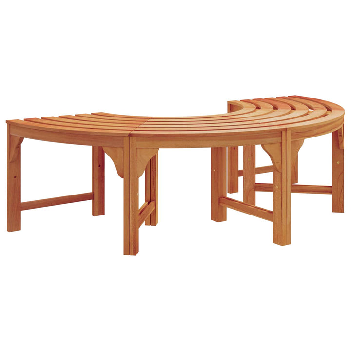 Træ Bænk 2 pcs Naturfarvet 160 x 80 x 45cm