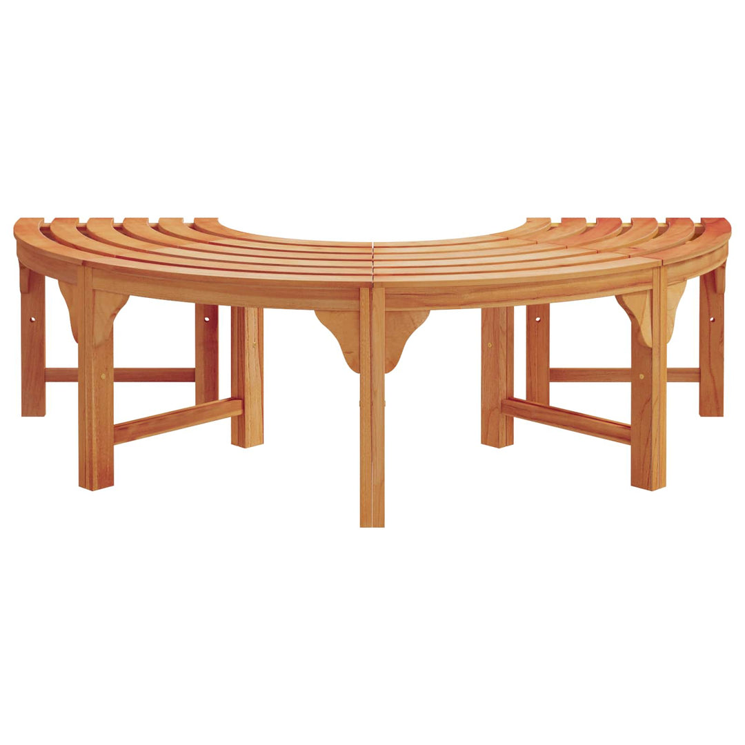 Træ Bænk 2 pcs Naturfarvet 160 x 80 x 45cm
