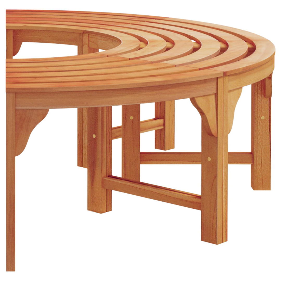 Træ Bænk 2 pcs Naturfarvet 160 x 80 x 45cm