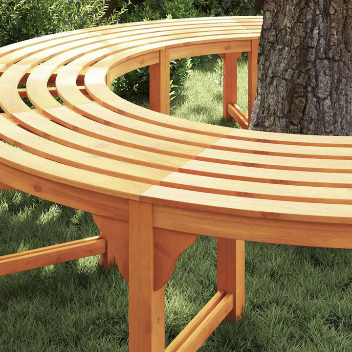Træ Bænk 2 pcs Naturfarvet 160 x 80 x 45cm