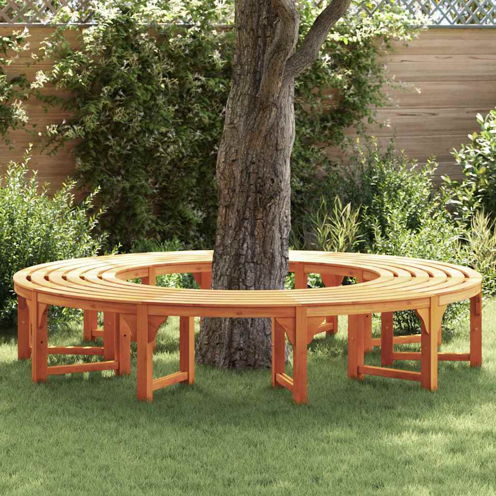 Træ Bænk 2 pcs Naturfarvet 160 x 80 x 45cm