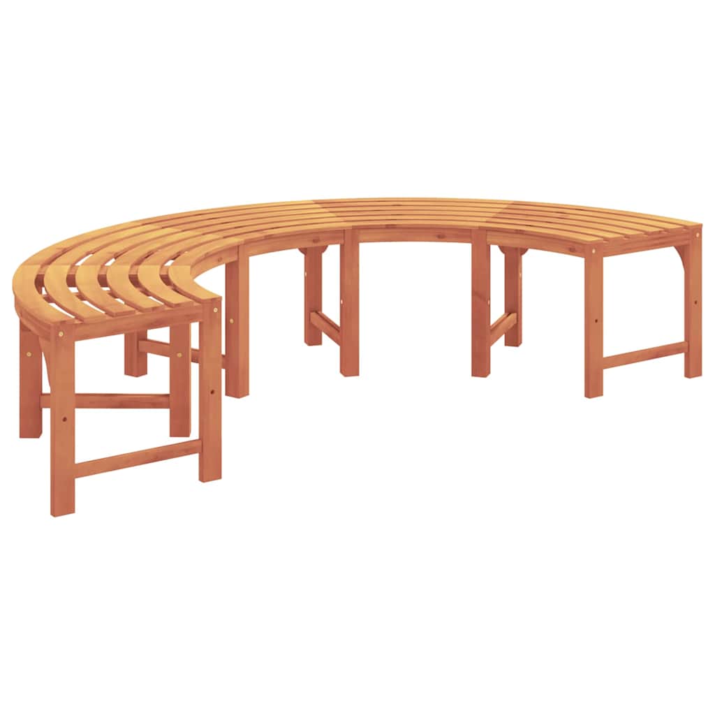 Træ Bænk 2 pcs Naturfarvet 160 x 80 x 45cm