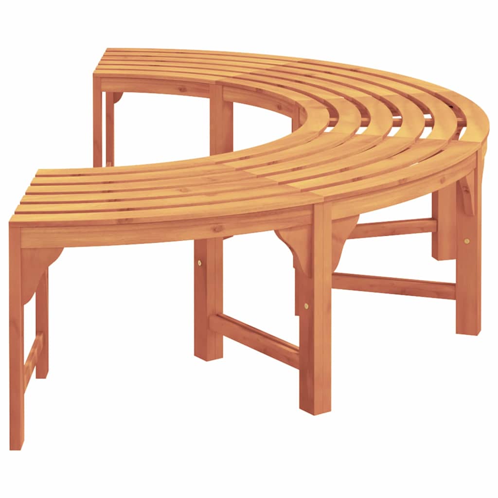 Træ Bænk 2 pcs Naturfarvet 160 x 80 x 45cm