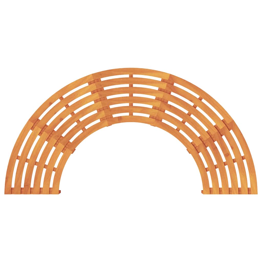 Træ Bænk 2 pcs Naturfarvet 160 x 80 x 45cm