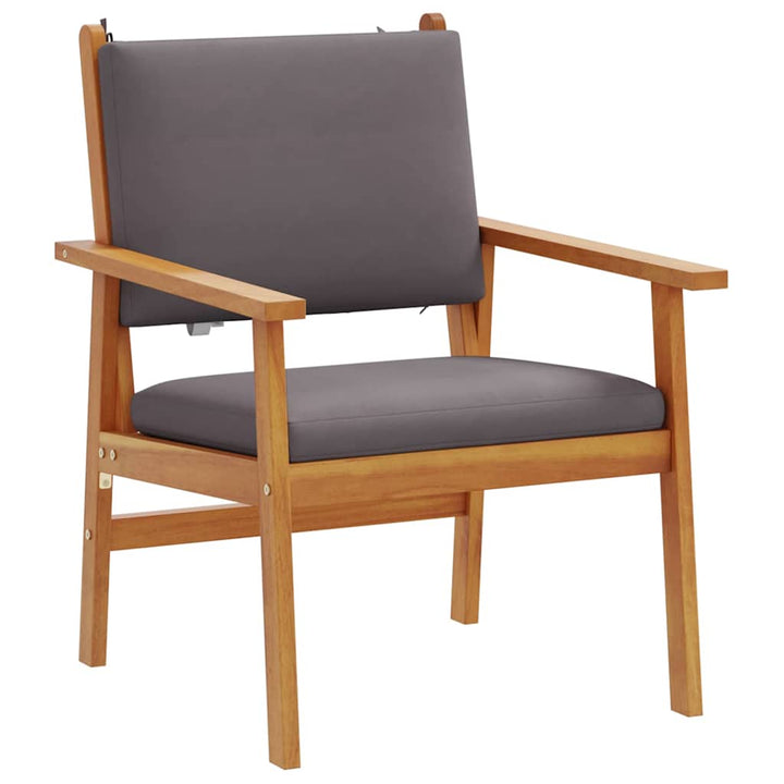 Havesofa Sæt 4 pcs Brun 120 x 65,5 x 79 cm Massivt Akacietræ