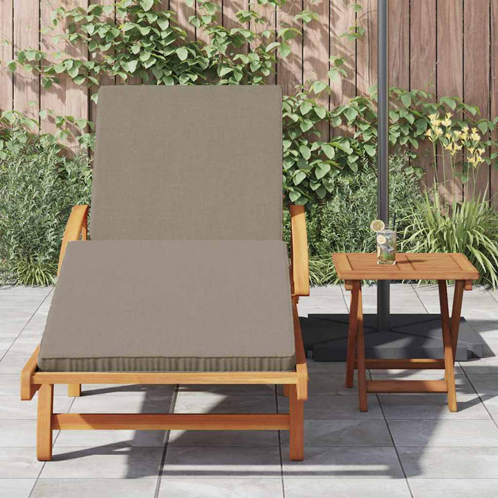 Solstol 2 pcs Gråbrun 200 x 67 x 84 cm Massivt Akacietræ