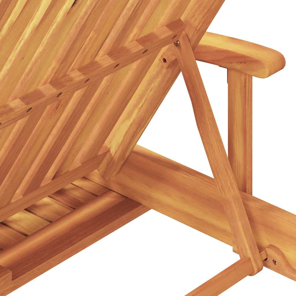 Solstol 3 pcs Gråbrun 200 x 67 x 84 cm Massivt Akacietræ