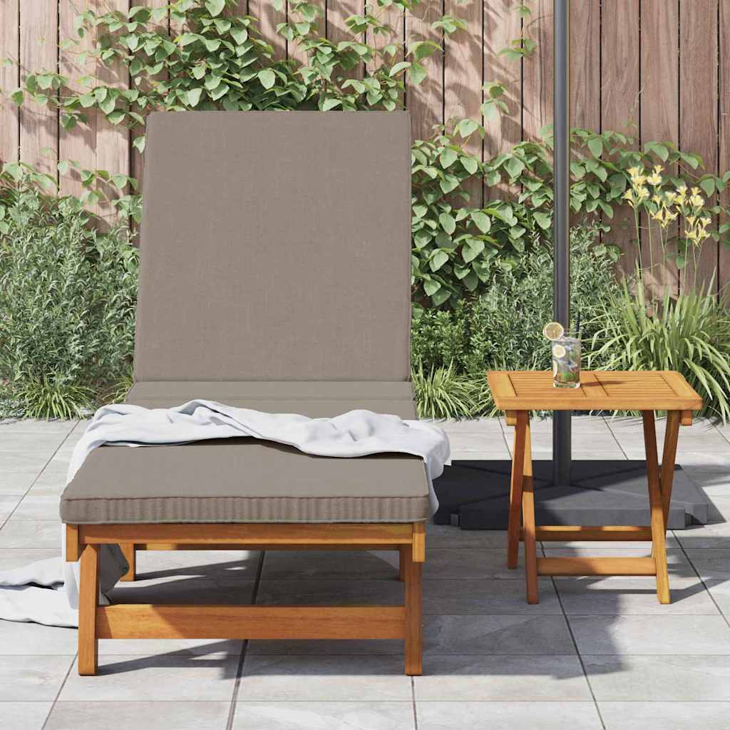 Solstol 1-person 2 pcs Brun Massivt Akacietræ