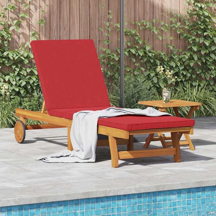 Solstol 1-person 2 pcs Brun Massivt Akacietræ
