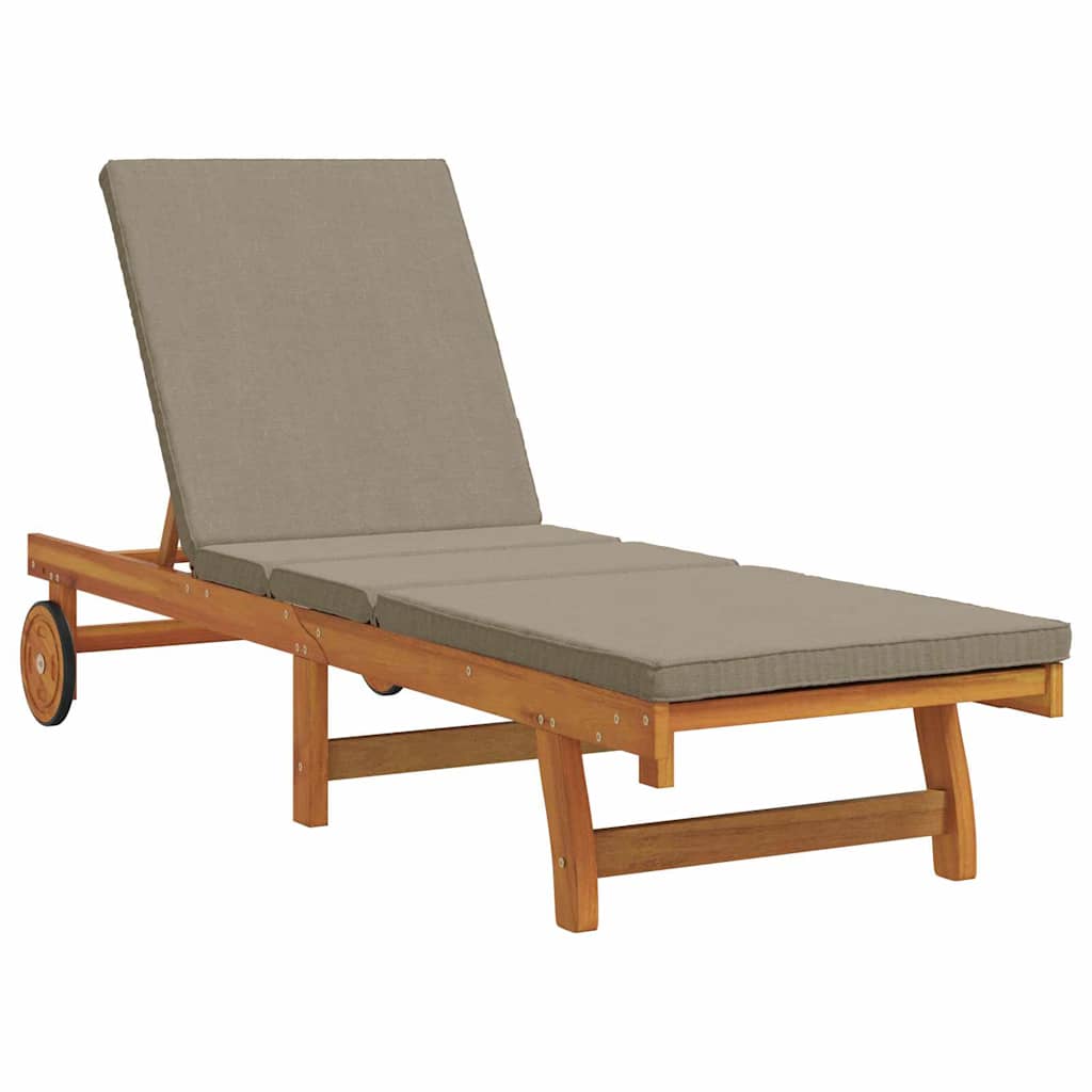 Solstol 2-person 3 pcs Brun Massivt Akacietræ