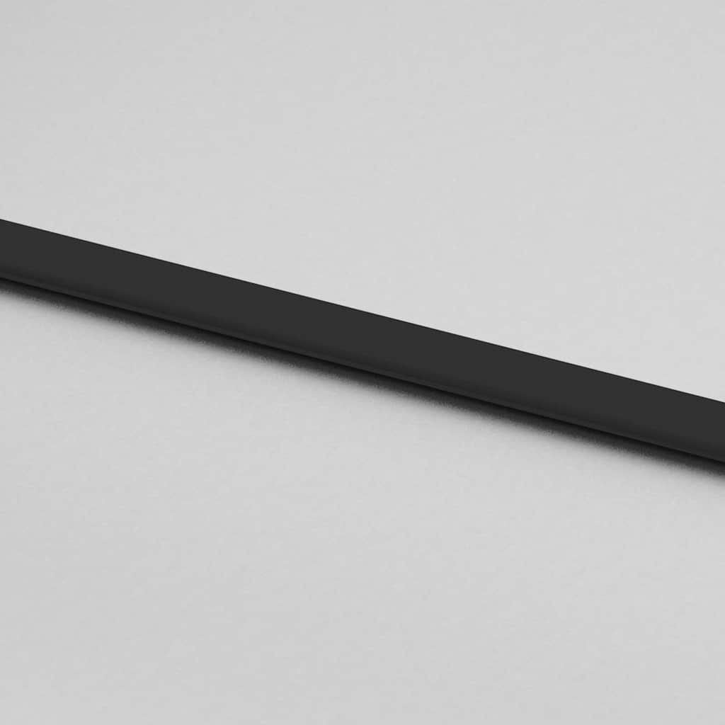skydedør med hardwaresæt 76x205 cm hærdet glas og aluminium