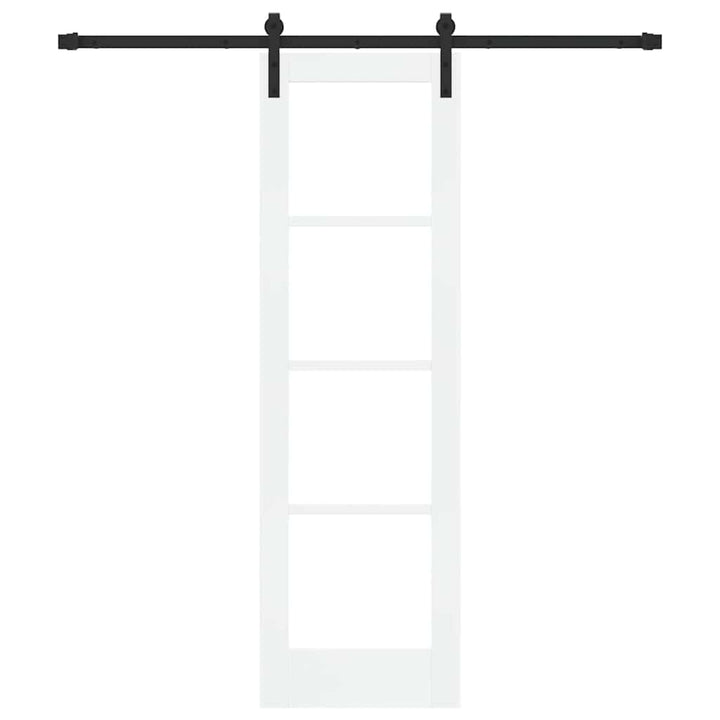 Skydedør ORKDAL Hvid og sort 61 x 198,5 cm