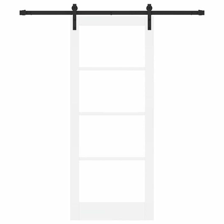 Skydedør ORKDAL Hvid og sort 83 x 202 cm
