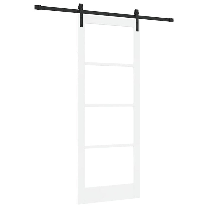 Skydedør ORKDAL Hvid og sort 83 x 211 cm