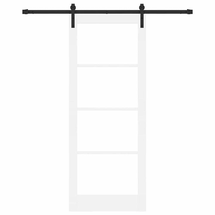 Skydedør ORKDAL Hvid og sort 83 x 211 cm