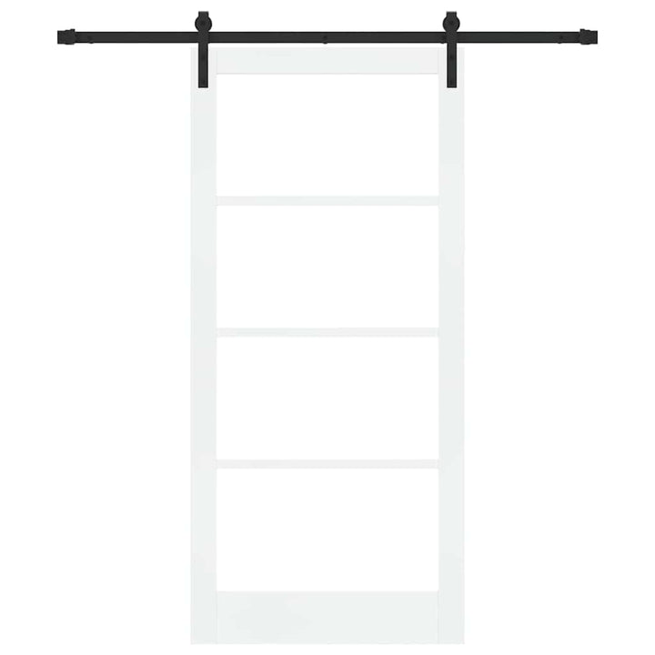 Skydedør ORKDAL Hvid og sort 93 x 202 cm