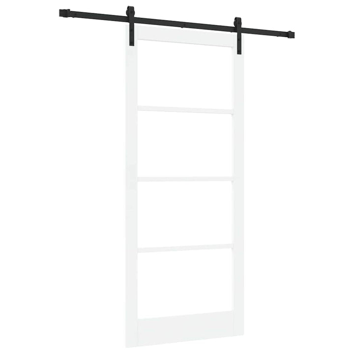 Skydedør ORKDAL Hvid og sort 93 x 211 cm