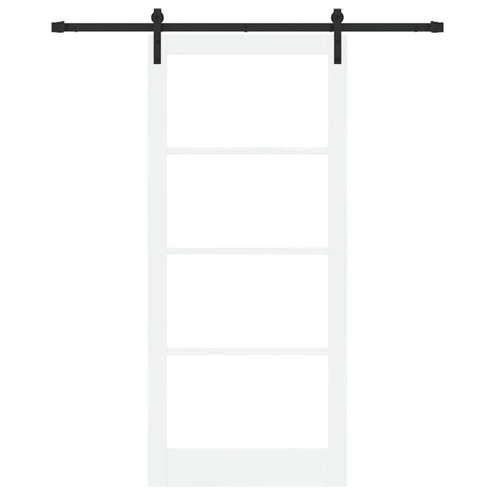 Skydedør ORKDAL Hvid og sort 93 x 211 cm