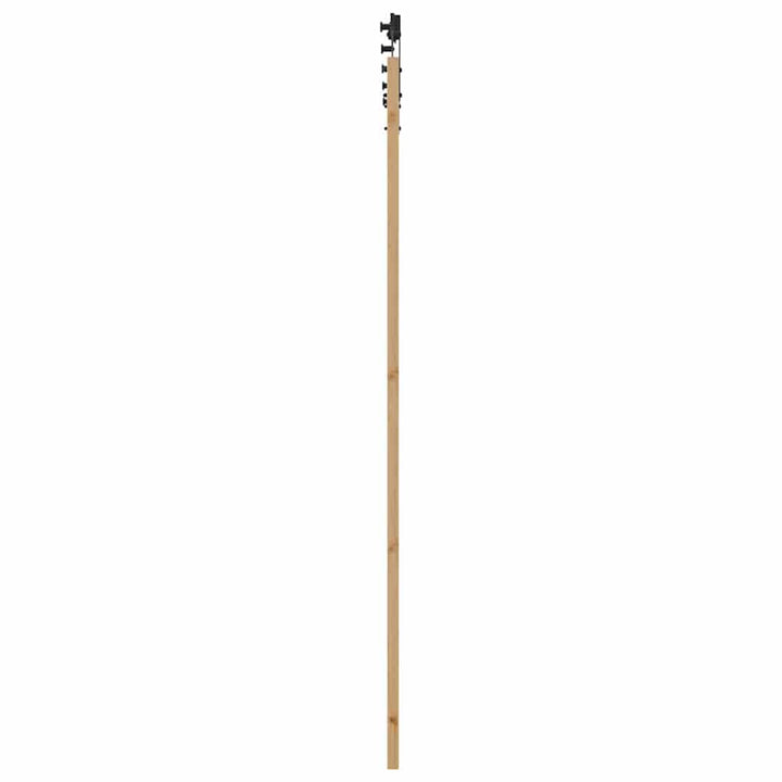 Skydedør ORKDAL Naturlig og sort 93 x 232 cm