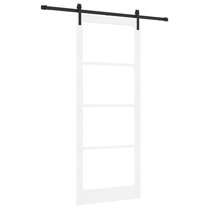 Skydedør ORKDAL Hvid og sort 93 x 232 cm