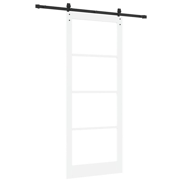 Skydedør ORKDAL Hvid og sort 93 x 232 cm