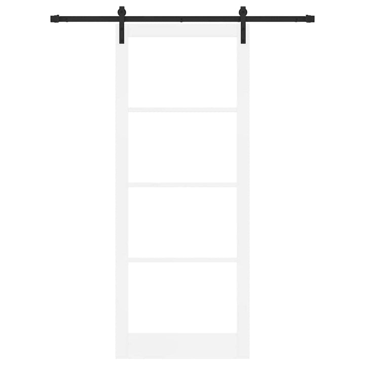 Skydedør ORKDAL Hvid og sort 93 x 232 cm