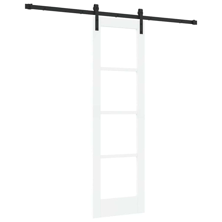 Skydedør ORKDAL Hvid og sort 61 x 198,5 cm