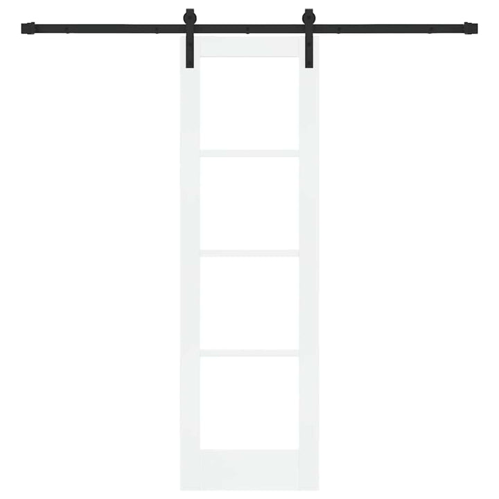 Skydedør ORKDAL Hvid og sort 61 x 198,5 cm