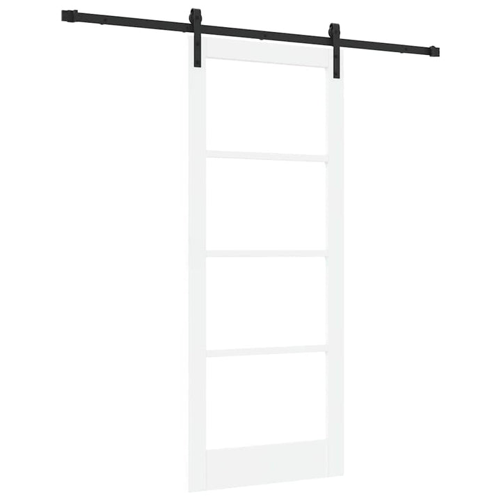 Skydedør ORKDAL Hvid og sort 83 x 202 cm