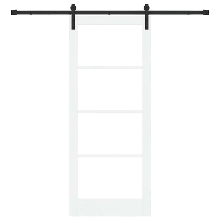Skydedør ORKDAL Hvid og sort 83 x 202 cm