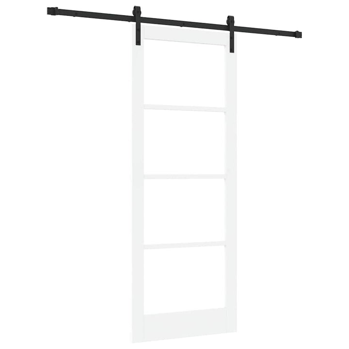 Skydedør ORKDAL Hvid og sort 83 x 211 cm