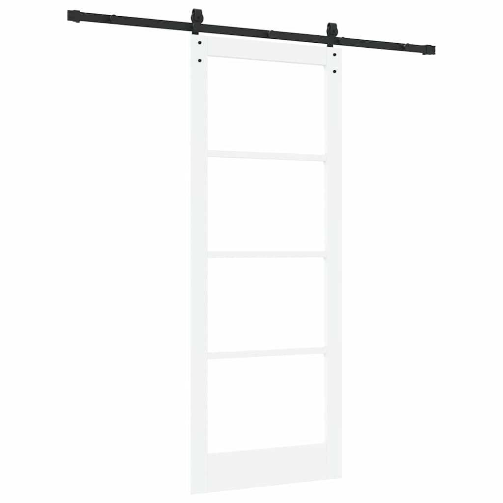 Skydedør ORKDAL Hvid og sort 83 x 211 cm