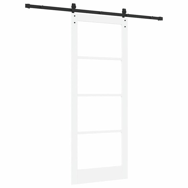Skydedør ORKDAL Hvid og sort 83 x 211 cm