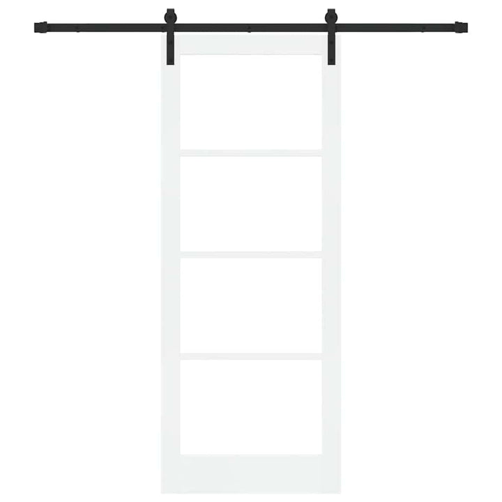 Skydedør ORKDAL Hvid og sort 83 x 211 cm