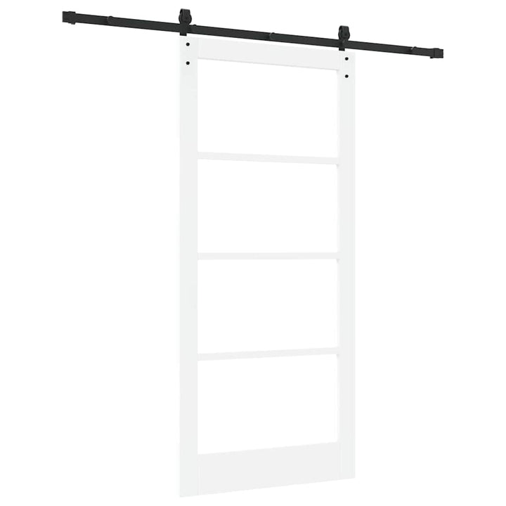 Skydedør ORKDAL Hvid og sort 93 x 202 cm