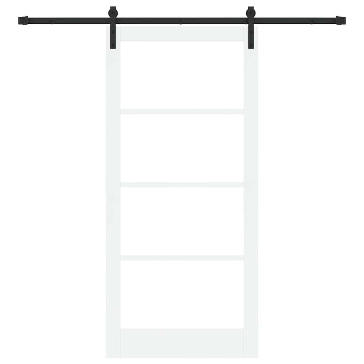 Skydedør ORKDAL Hvid og sort 93 x 202 cm