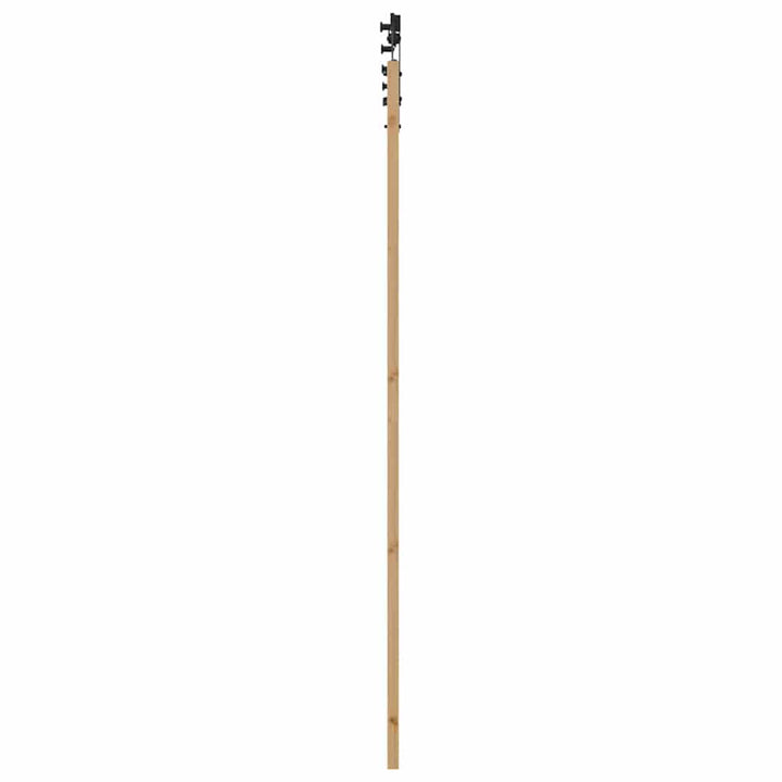 Skydedør ORKDAL Naturlig og sort 93 x 232 cm