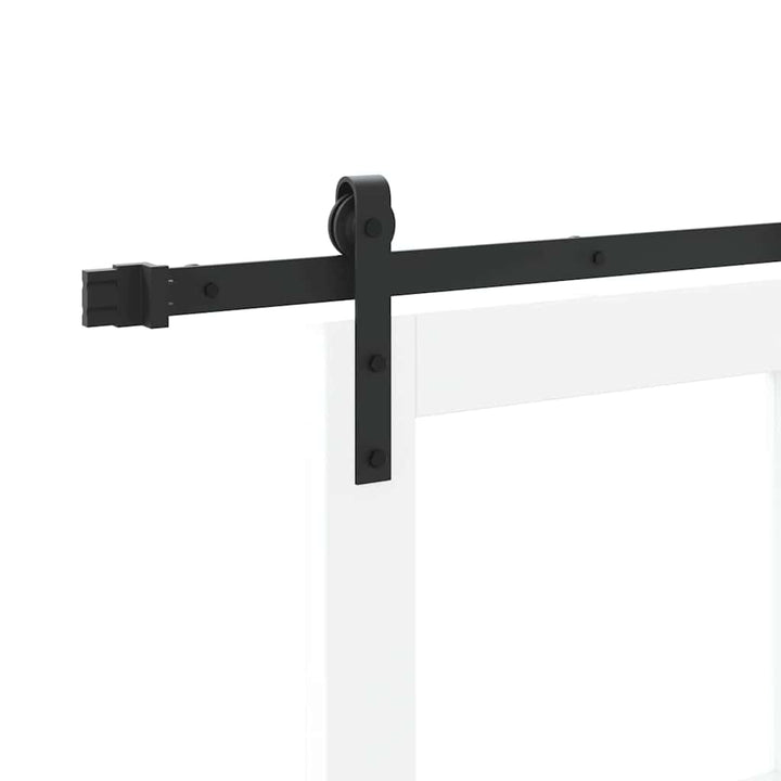 Skydedør ORKDAL Hvid og sort 93 x 232 cm