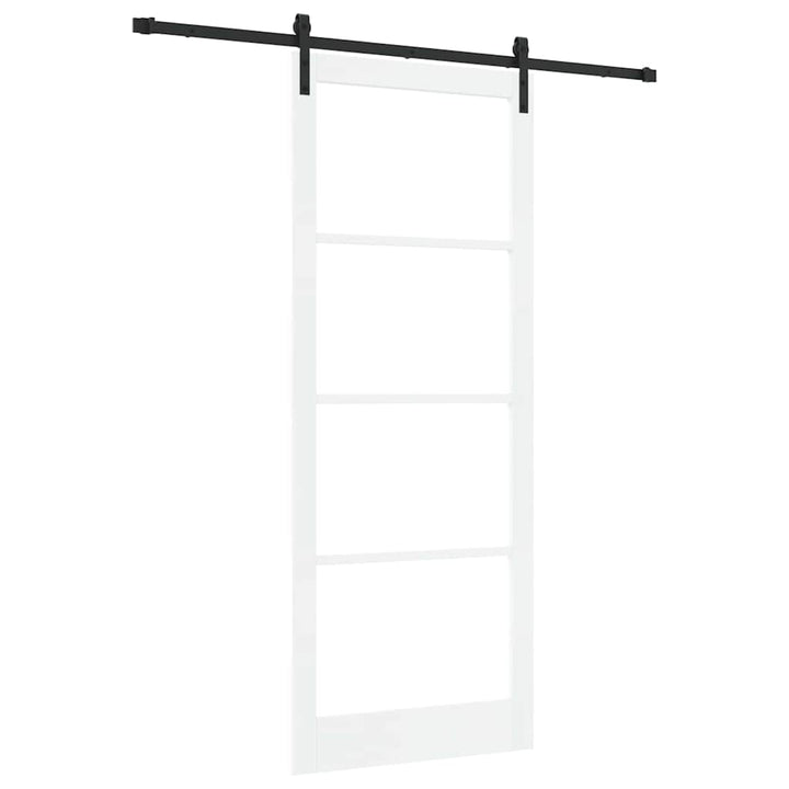 Skydedør ORKDAL Hvid og sort 93 x 232 cm