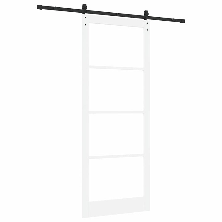 Skydedør ORKDAL Hvid og sort 93 x 232 cm