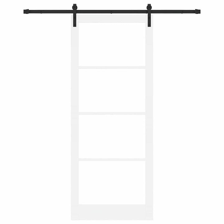 Skydedør ORKDAL Hvid og sort 93 x 232 cm