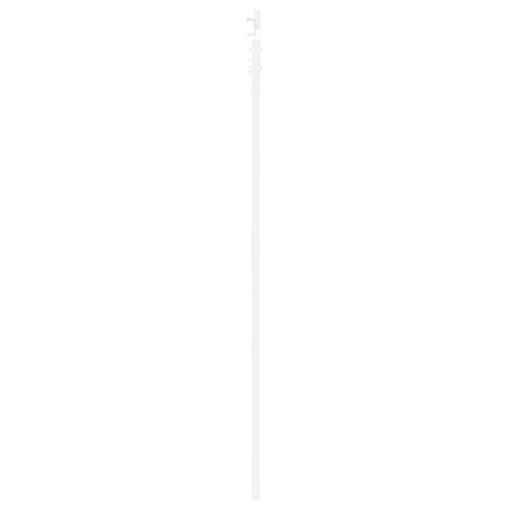 Skydedør ORKDAL Hvid 93 x 211 cm Massivt fyrretræ og glas